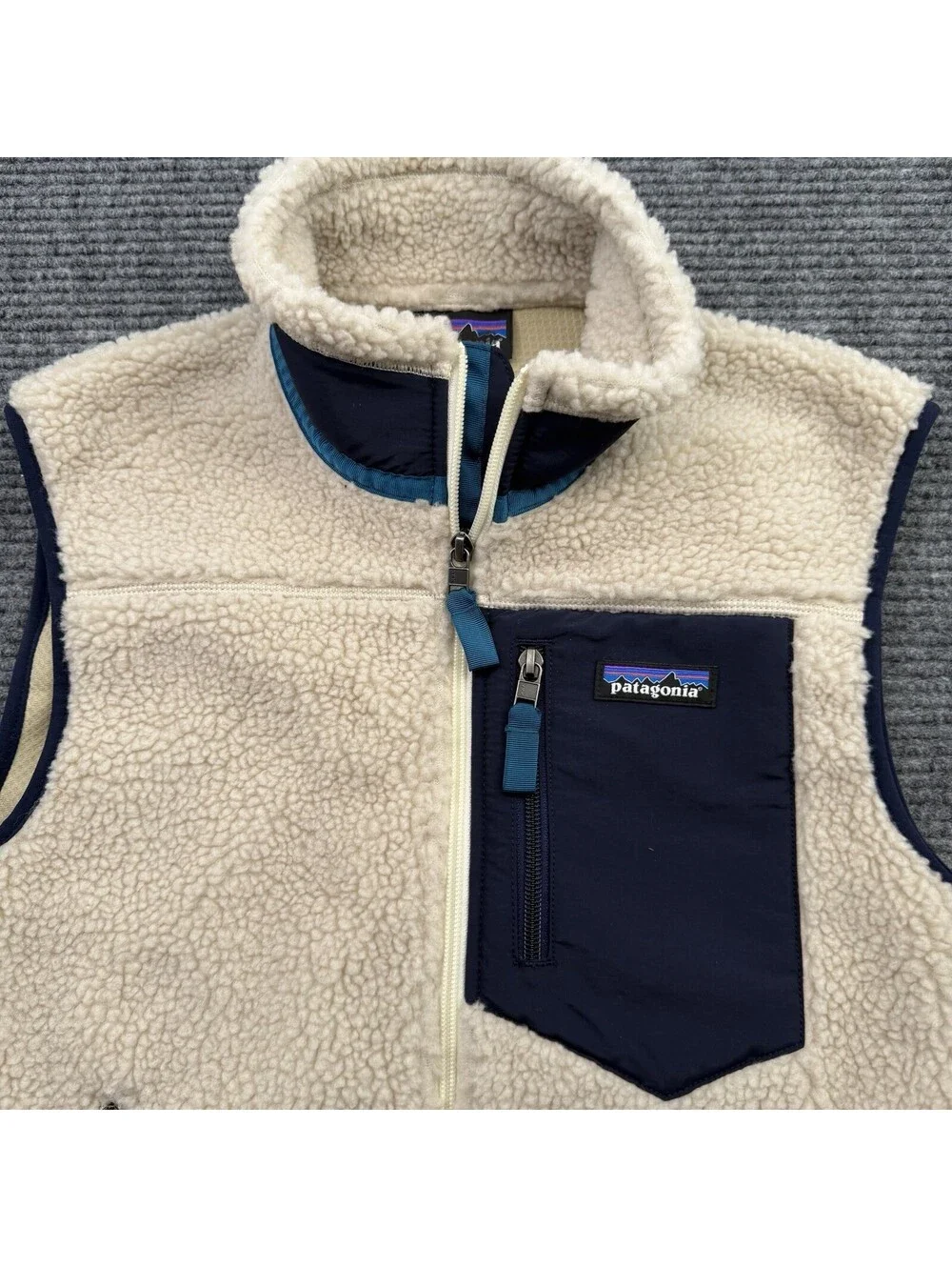 Patagonia Retro-X Deep Pile Sherpa Fleece Vest Men’s Size XXS Or Kids XL NWOT